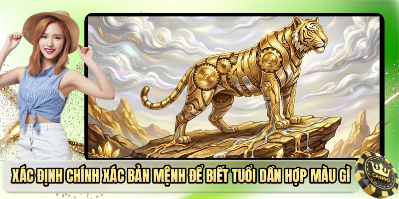 Xác định chính xác bản mệnh để biết tuổi Dần hợp màu gì